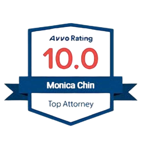Avvo 10.0 rating badge for top attorney