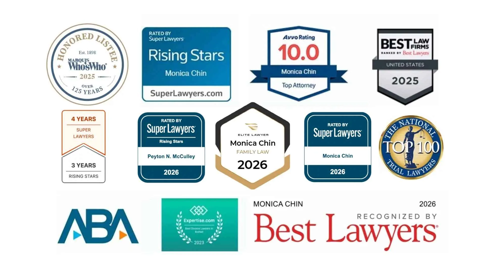 Northwest Family Law firm awards and recognitions