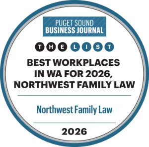 Northwest Family Law 2026 Best Workplaces award badge