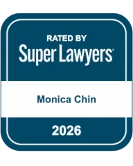 Super Lawyers 2026 badge for Monica Chin